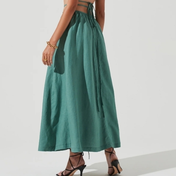 ASTR the Label Divine Waist Tie Maxi Skirt-Large - Picture 2 of 9
